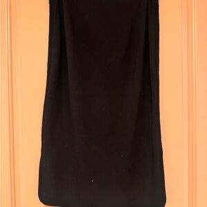 Diane Von Furstenberg Classic Black Pencil Skirt with adjustable zippers on side